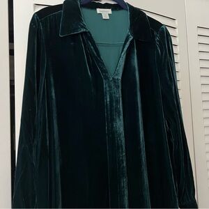 Sundance Deep Green Velvet Hendrix Dress